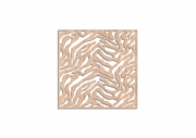  Panou decorativ traforat perete din mdf natur 4 mm. PP13